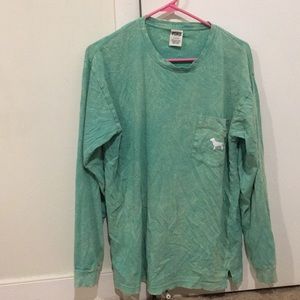 Long sleeve pink top